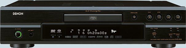 Denon DVD - 2930ci Region Free DVD Player - 220v volt electronics