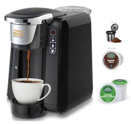Dolce 220 Volt K - Cup coffee maker compatible with Keurig Kcup pods 220v 240 volts 50 hz - 220 - Electronics
