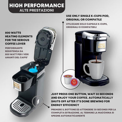 Dolce 220 volt K - cup Keurig coffee maker 220v kcup coffee machine 240 volts - 220 - Electronics