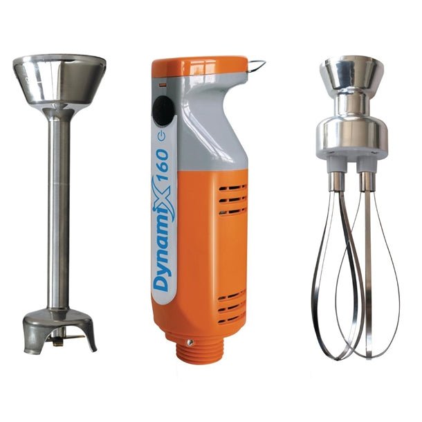 Dynamix 220 volt professional restaurant stick hand blender and whisk 220v commercial pro model 220v DMX160BlendWhisk - 220v volt electronics