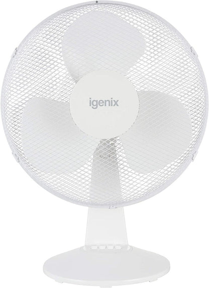 Dynastar 220 volts Desk Fan IGENIX - DF1610 Desktop fan 16" Oscillating quiet 220v 240 volt - 220 - Electronics