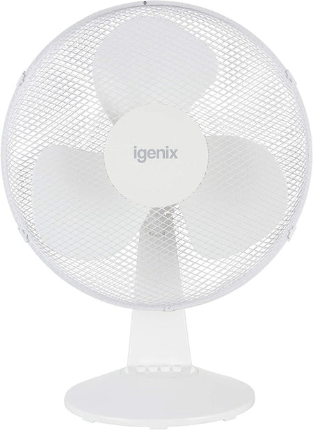 Dynastar 220 volts Desk Fan IGENIX - DF1610 Desktop fan 16" Oscillating quiet 220v 240 volt - 220 - Electronics
