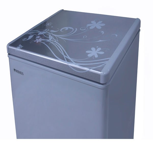 Dynastar 220 volts freezer 150 Liter Heavy 5.5 Cu Ft Titanium Silver Finish 220 v 240 volts 50 hz VCF150VENUS - 220 - Electronics