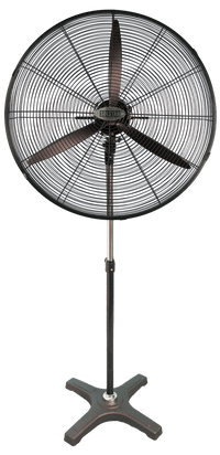 Dynastar 26 inch Industrial Black 220 volt Fan FA2603UBX - BK SS 220v 240 volt 50 hz - 220 - Electronics