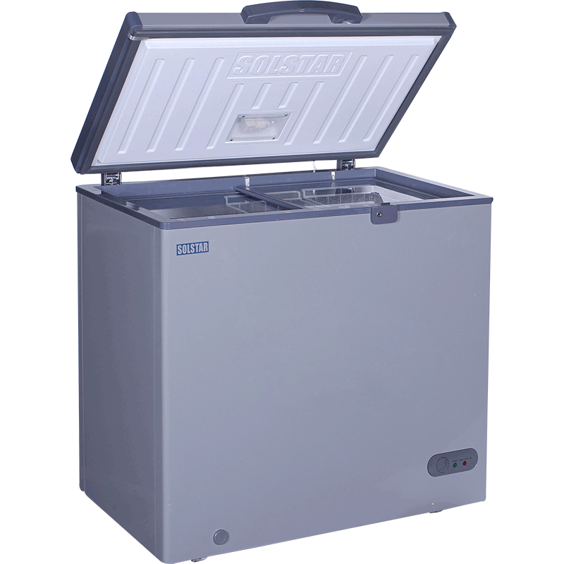 Dynastar CF400SL 220 volts chest freezer silver deep freezer 220v