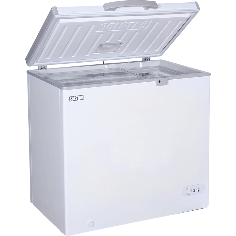Dynastar CF540SL 220 volts chest freezer 18 cu ft silver color deep freezer 220v 250 volt 50 hz 540 liters - 220 - Electronics