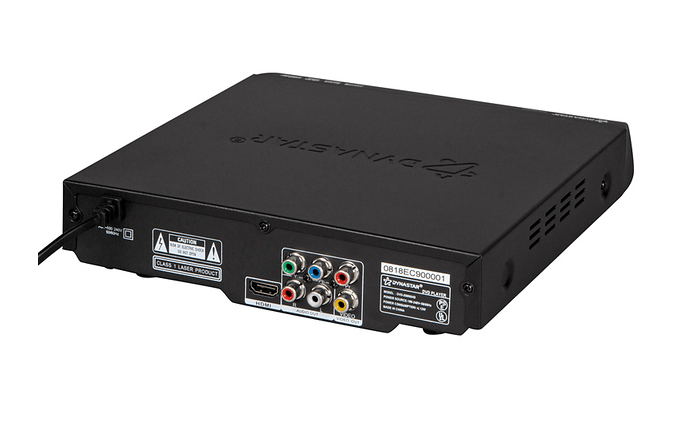 Dynastar HDMI 1080p Region Free DVD Player - 220v volt electronics