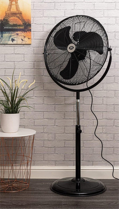 Dynastar Heavy Duty 20 inch 220 volt Fan powerful with height and speed adjustment PremIairEH1864 Fan 220v 240 volt - 220 - Electronics