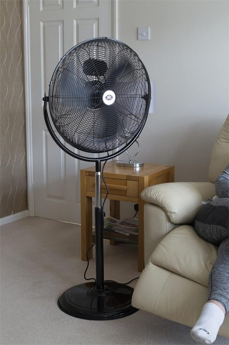 Dynastar Heavy Duty 20 inch 220 volt Fan powerful with height and speed adjustment PremIairEH1864 Fan 220v 240 volt - 220 - Electronics