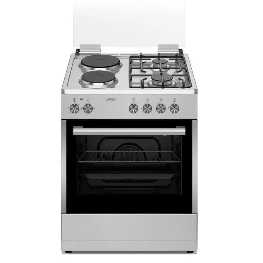 Dynastar Pro/Venus VC6622ESD 220 volts 24" Gas & Electric range cooker 2 Gas Burner & 2 Hot Plates with Electric Oven 220v 240 volt 50 hz - 220 - Electronics
