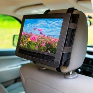 Dynastar Region Free Portable DVD Player 9" Screen with 5 Hour Battery with headrest Mount case 110 220v 240 volts - 220 - Electronics