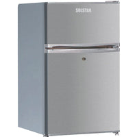 Dynastar RF135TDSS 220 volts refrigerator 2 door compact size 135 liter 4.5 cu ft 220v 240 volt - 220 - Electronics