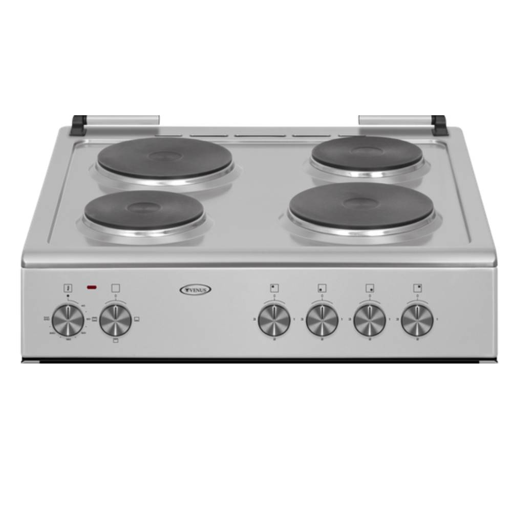 Dynastar / Venus VV6644ESD 220 volt Electric cooker range 24" Stainless Steel Cooking range 4 Hot Plate Electric Oven 220v 240 volts 50 hz - 220 - Electronics