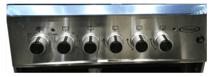 Dynastar VenusVC6631ESD 220 volt gas and electric range 24" Gas & Electric range cooker 3 Gas burner + 1 electric Hot plate 220 v 240 volts 50 hz - 220 - Electronics