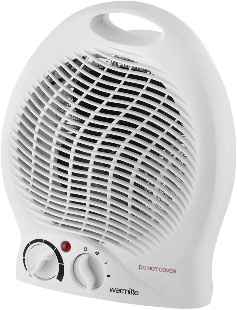 Dynastar Warm 220 volt fan heater 2 heat settings overheat protection 2000 watts 220v 240 volts WL44002 - 220 - Electronics