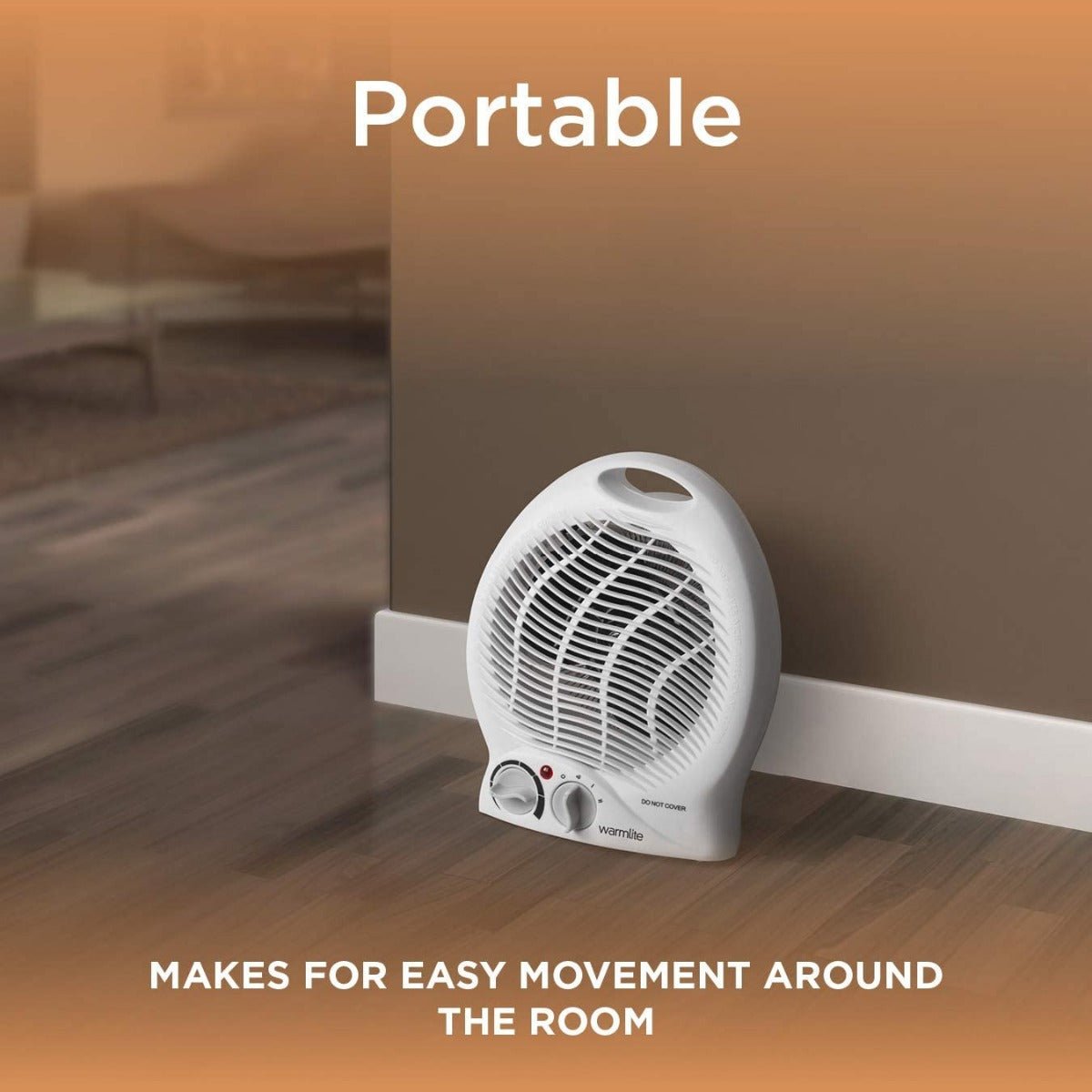 Dynastar Warm 220 volt fan heater 2 heat settings overheat protection 2000 watts 220v 240 volts WL44002 - 220 - Electronics