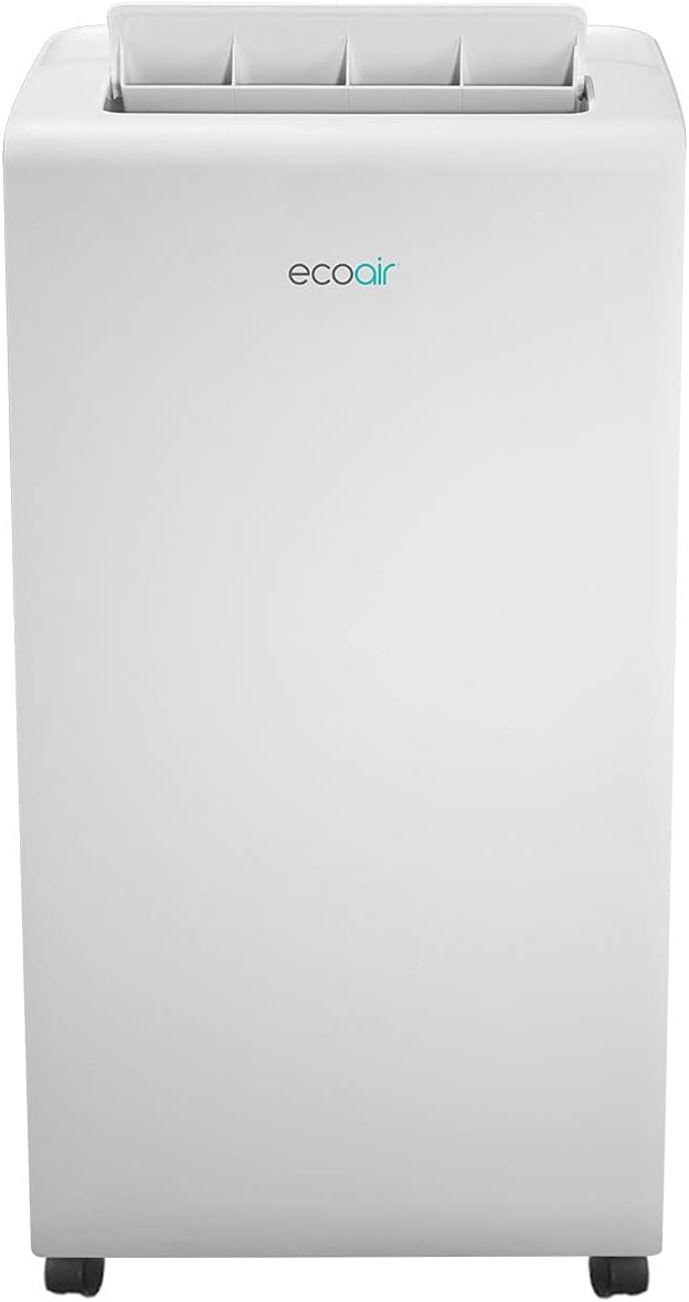 EcoAir 220 volts portable AC Air conditioner 12,000 btu with dehumidifier and purifier filter with Smart App and Remote control Energy saving A+ with window seal CrystalMK2 - 12 - 220 - Electronics