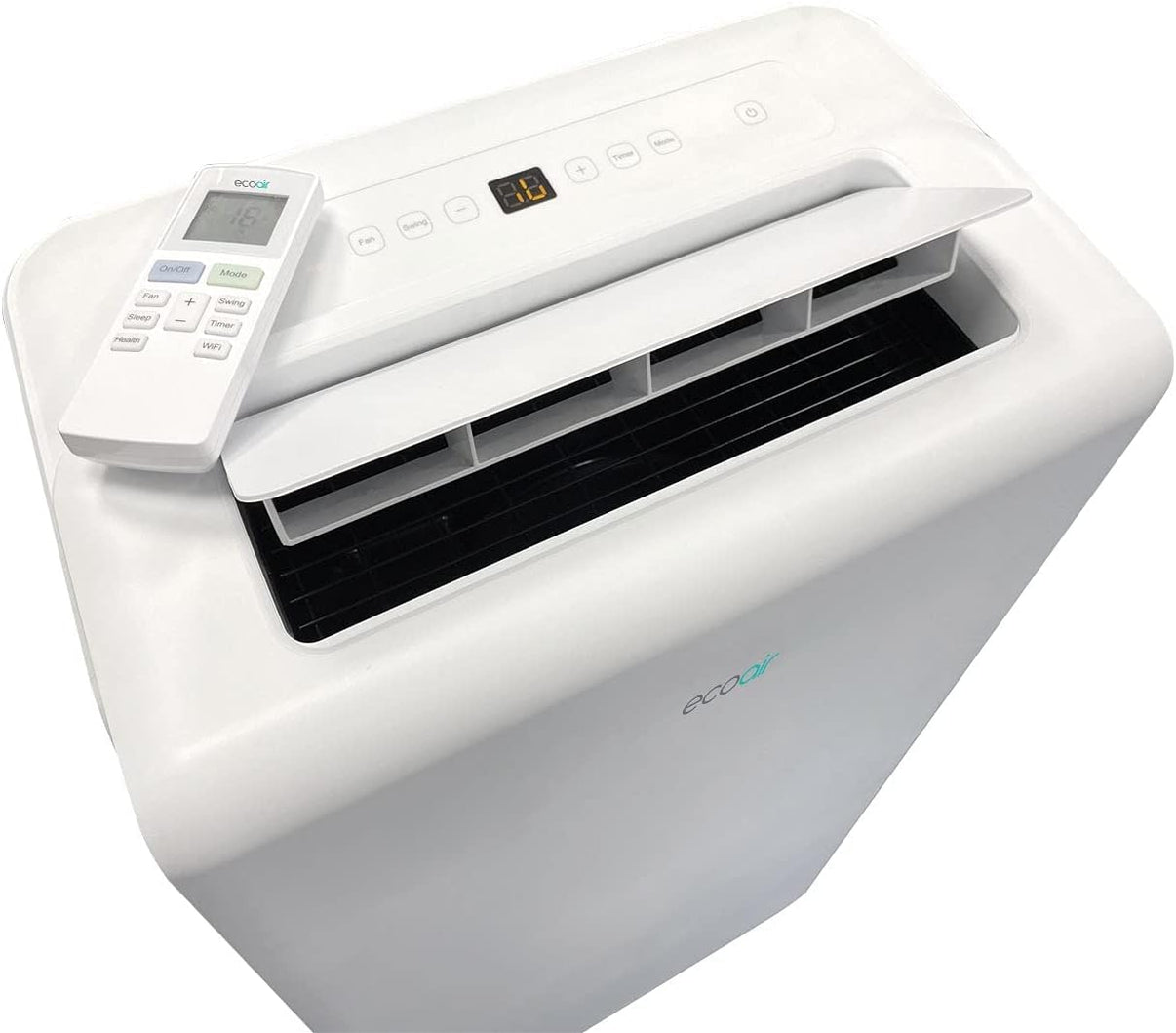 EcoAir 220 volts portable AC Air conditioner 12,000 btu with dehumidifier and purifier filter with Smart App and Remote control Energy saving A+ with window seal CrystalMK2 - 12 - 220 - Electronics