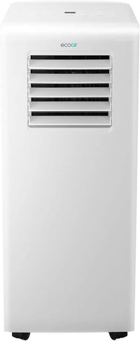 EcoAir 220 volts portable AC Air conditioner with dehumidifier and purifier filter 7000 BTU with Smart App and Remote control Energy saving Class A+ with window seal - 220 - Electronics