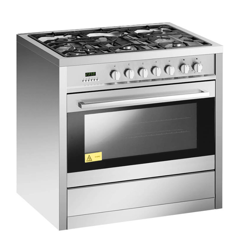 EF Elba GC - AE9650SS / Venus VC9651GLX 36" Professional 5 - Burner Gas Range for 220 Volts - 220 - Electronics