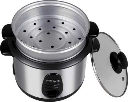 Frigidaire 1 LIter 5 Cup small 220 volts Rice cooker FD9010 1 Liter 5 CUP Stainless Steel Rice Cooker with Steamer 220v 240 volts 50 hz - 220 - Electronics
