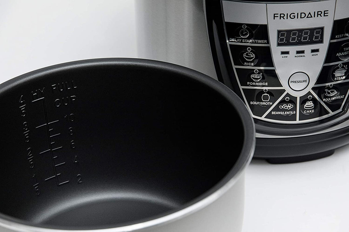 Frigidaire 220 volts pressure cooker electric FDPC - 1006 / 6001 Stainless Steel 6 Liter 220v 240 volt 50 hz - 220 - Electronics