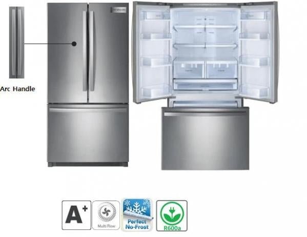 Frigidaire by Electrolux FRFND26EUS 26 Cu. Ft. French Door Refrigerator 220 - 240v 50 Hz - 220 - Electronics