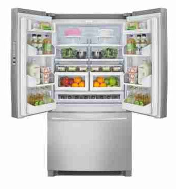 Frigidaire by Electrolux FRFND26EUS 26 Cu. Ft. French Door Refrigerator 220 - 240v 50 Hz - 220v volt electronics