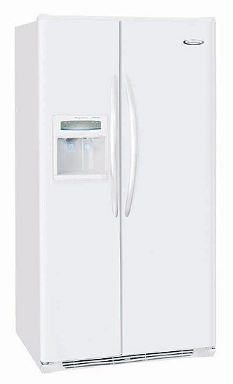Frigidaire GLSZ28V8GW 220 Volts 736/26 L/cu. ft White Side by Side Refrigerator 220/240 Volts - 220v volt electronics