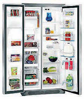 Frigidaire GPSE28V9GS 220 Volt 736/26 Stainless Side by Side Refrigerator 220/240 Volts - 220v volt electronics