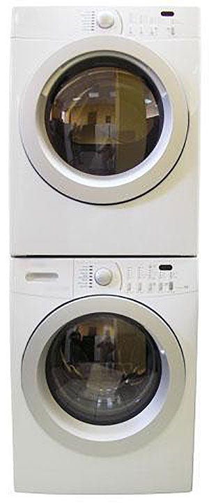 Frigidaire MLF12BZK & MDE675NZHS Washer Dryer Set 220 - 240 Volts 50 Hertz - 220v volt electronics
