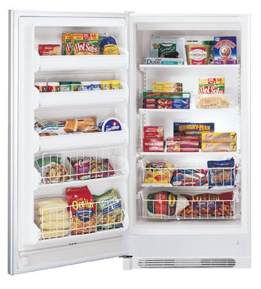Frigidaire MUFD17V8GW 473 Liters/16.7 Cu.Ft. White Upright Freezer