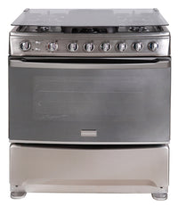 220 Volt Frigidaire FNGR76GNCVD 30" 6-Burner Stainless Gas Range