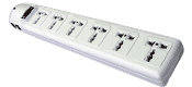British Plug Power Strip with fuse protection