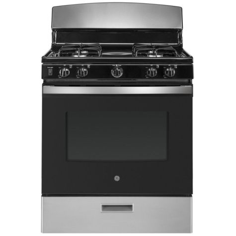 GE 220 volts gas range 4 burner 220v 240 volts 50hz 60hz gas cooker stove LP or Natural gas JGBS30220Vretss - 220 - Electronics