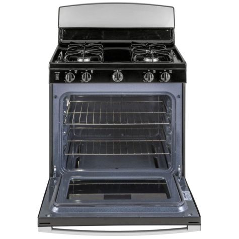 GE 220 volts gas range 4 burner 220v 240 volts 50hz 60hz gas cooker stove LP or Natural gas JGBS30220Vretss - 220 - Electronics
