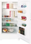 GE FUG21DB 21 Cubic Feet 220 Volt Upright Freezer