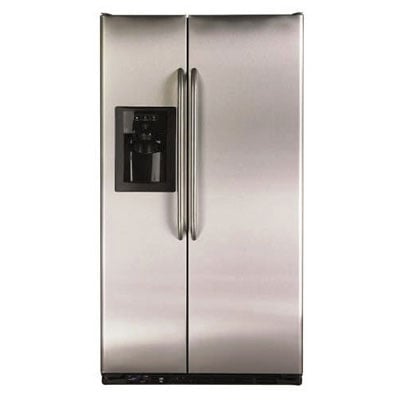 GE GSE22KEWF SS 220 - 240 Volt Side by Side Refrigerator - 220v volt electronics