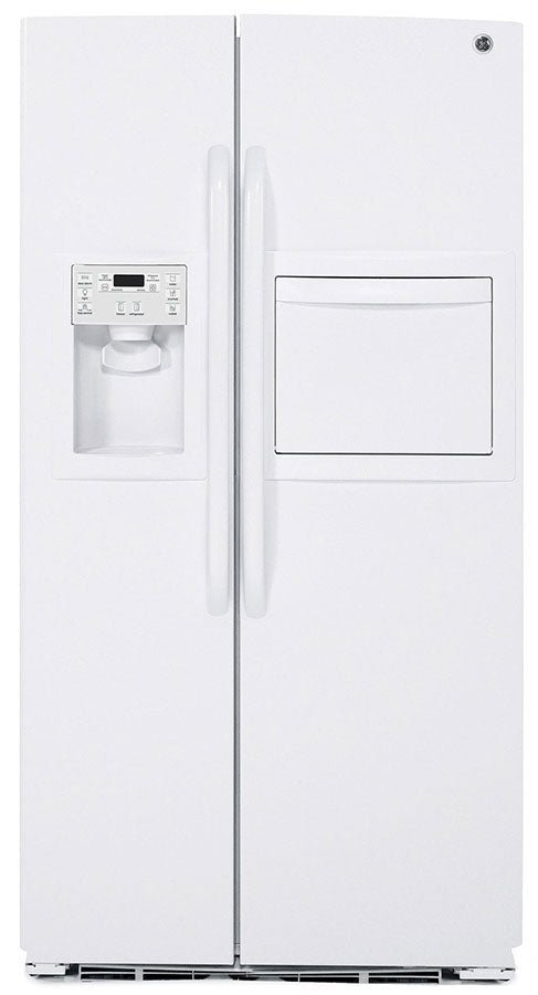GE GSE30VHBT WW White Side - by - Side Refrigerator for 220 - 240 Volts - 220 - Electronics