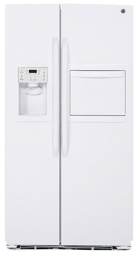 GE GSE30VHBT WW White Side - by - Side Refrigerator for 220 - 240 Volts - 220 - Electronics