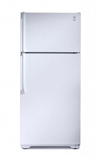 220 Volt GE GTE17GBCWW 17 Cu. Ft. Top Mount Refrigerator