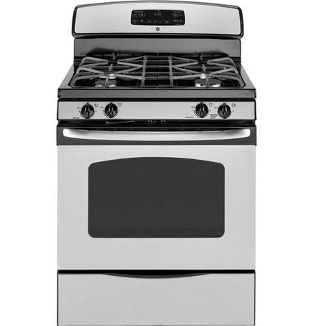 GE JGB281SERSS 220 - 240 Volt Stainless Steel Gas Range - 220v volt electronics