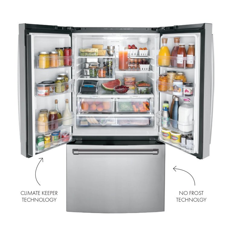 GE / Mabe INO27JSPFFS 220 volts French Door Refrigerator 27 cu ft 220v 240 volts INO27JSPFSS - 220 - Electronics