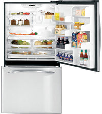 GE PDSE5NBWD SS 220-240 Volt Stainless Steel Refrigerator