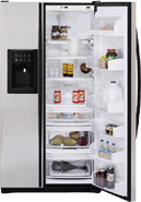 GE PSG23SIFBS 23 Cubic Feet Stainless with Ice and Water Dispenser