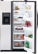 GE PSG25SGCBS 25 Cubic Feet 220 Volt Stainless Steel Refrigerator