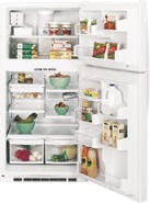 GE PTG25LBWW 220 Volt 25 Cubic Feet Refrigerator Top Mount - 220v volt electronics