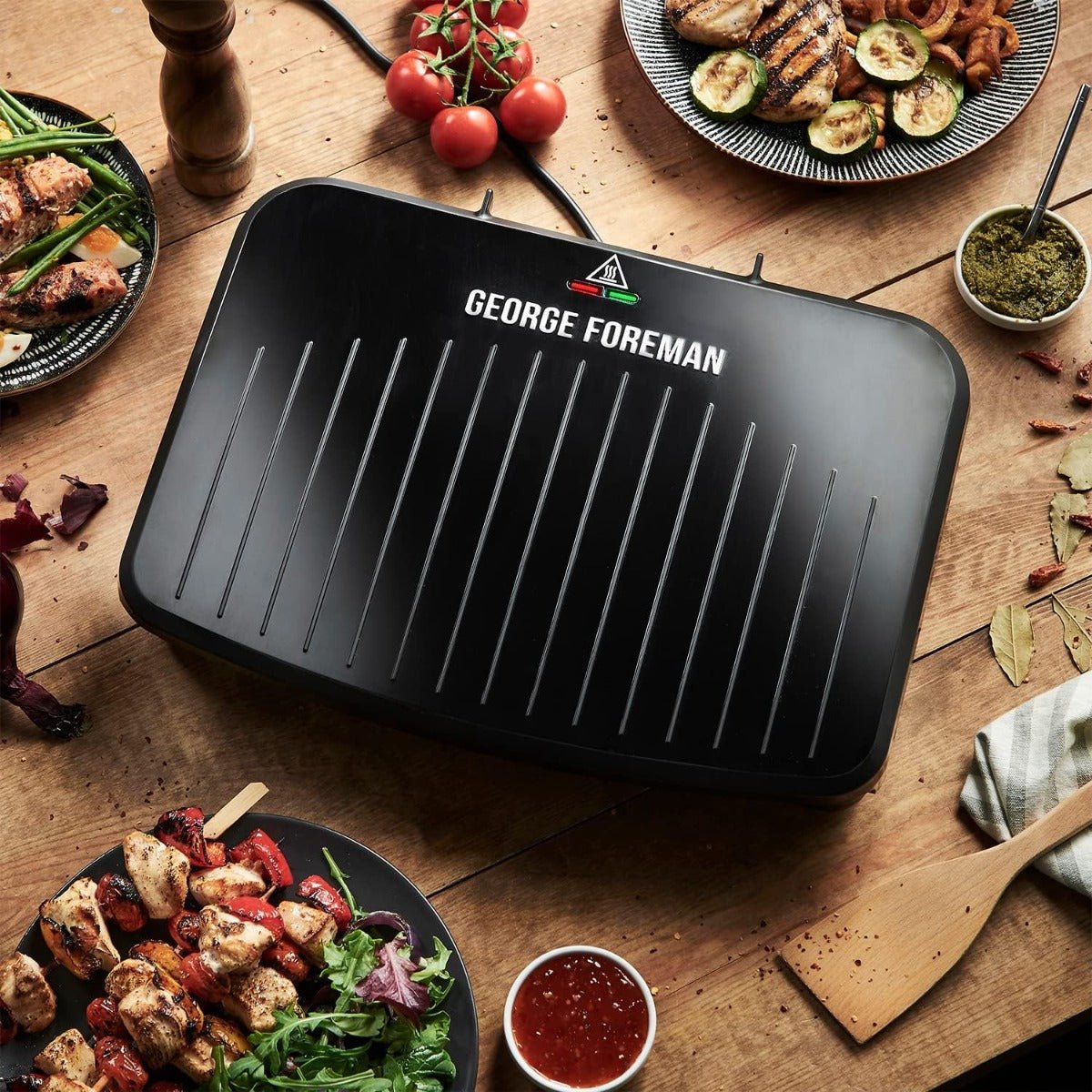 George Foreman Grill 220 volts Large 2400 Watts 220v 240 volts 50 hz INT25820220v - 220 - Electronics