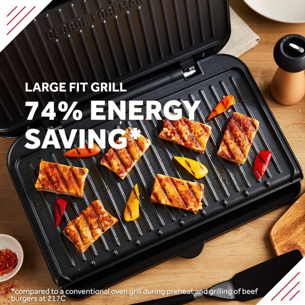 George Foreman Grill 220 volts Large 2400 Watts 220v 240 volts 50 hz INT25820220v - 220 - Electronics