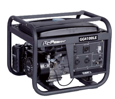 GG4100LE Gas / Petrol Open Frame Generator 220v 240 volts 50 Hz - 220 - Electronics